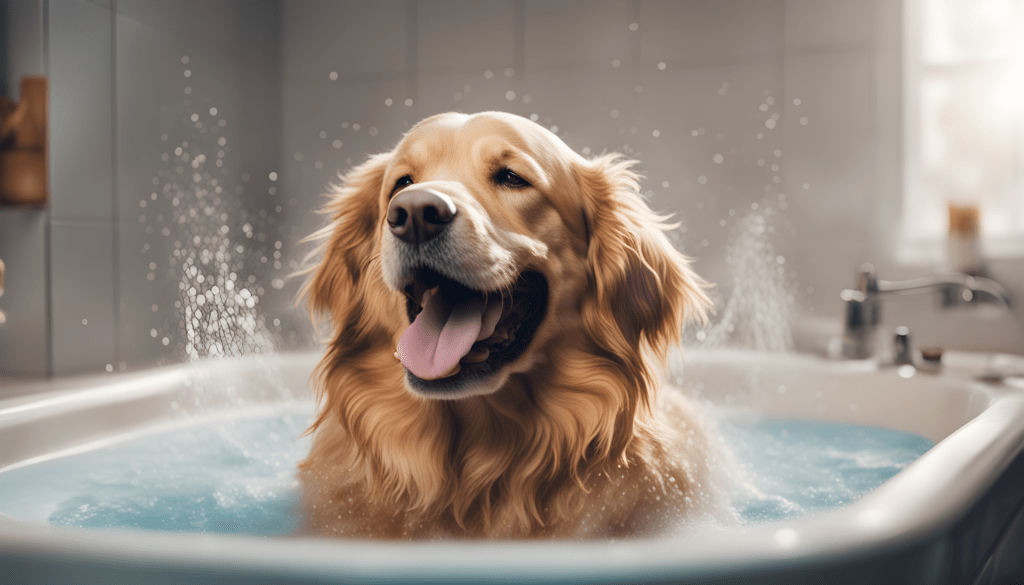 dog bath in allergy