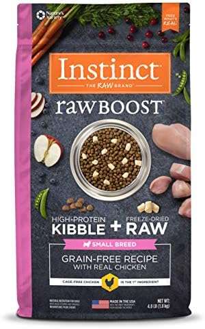 Instinct raw boost toy breed with real chicken